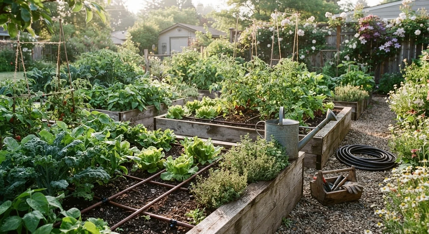 Garden Watering Methods and the Tradeoffs Each One Involves