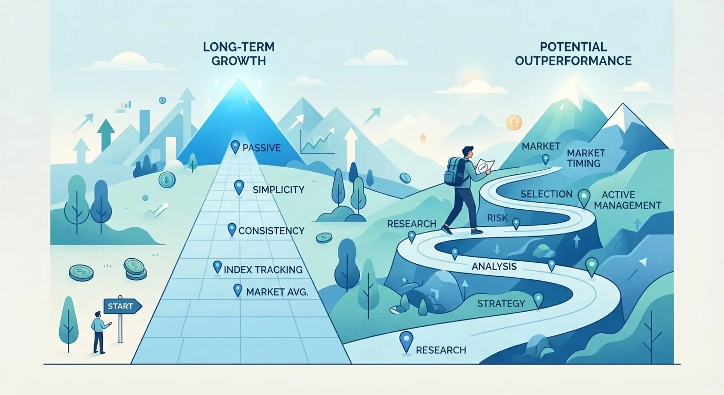 Index Funds vs. Actively Managed Funds: What the Distinction Means
