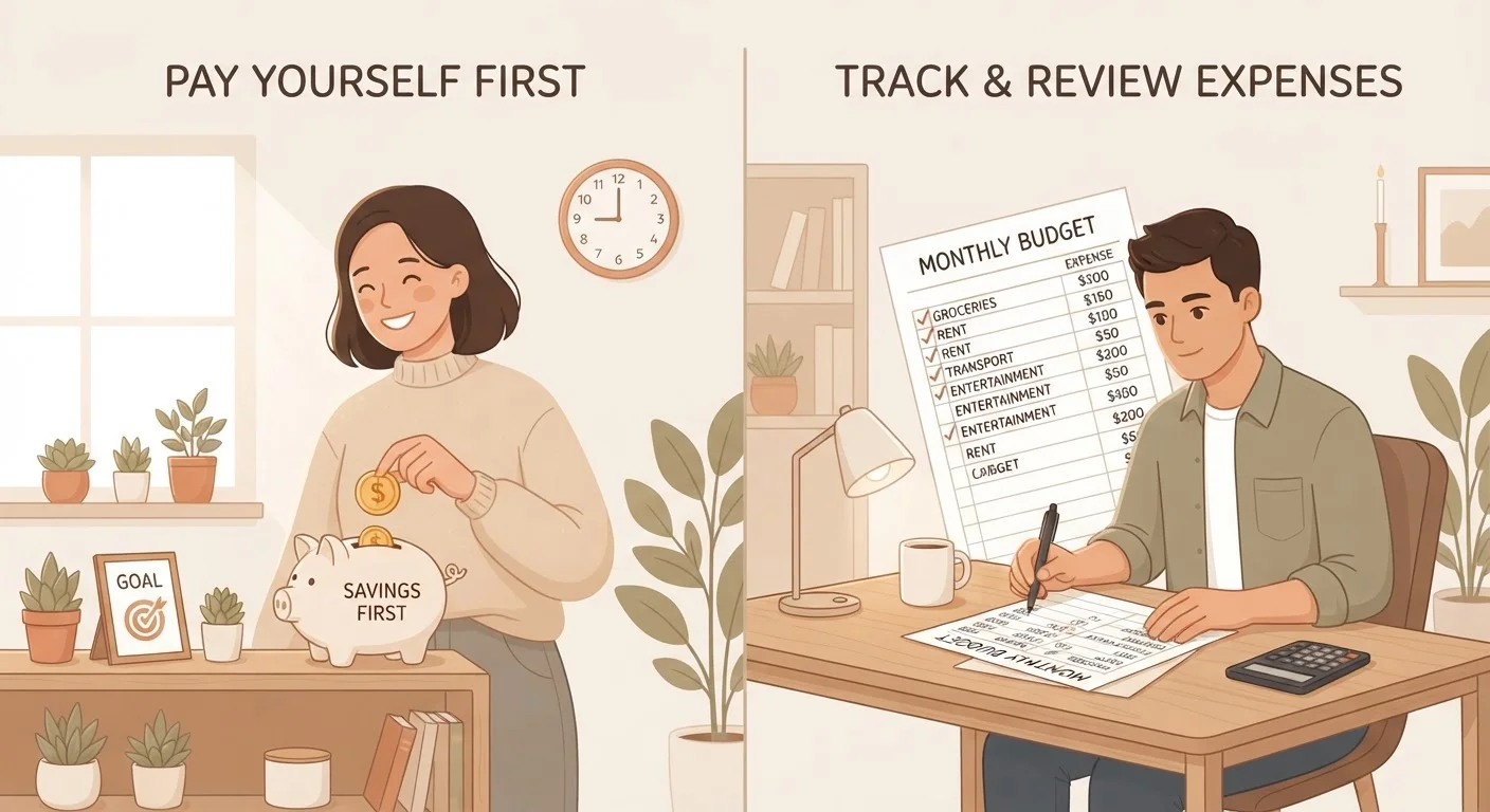 Paying Yourself First vs. Budgeting What's Left: A Real Trade-Off