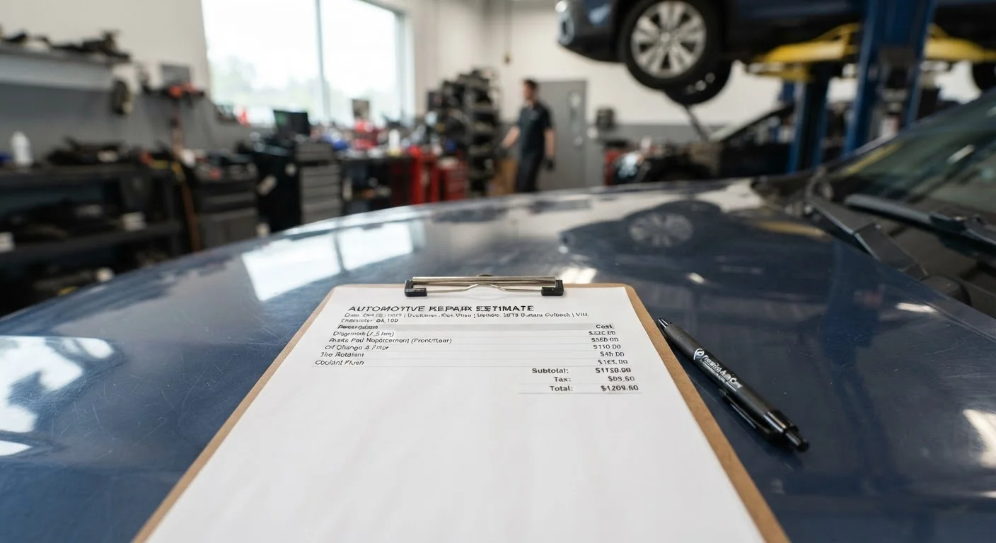Reading a Mechanic's Estimate Without Getting Lost