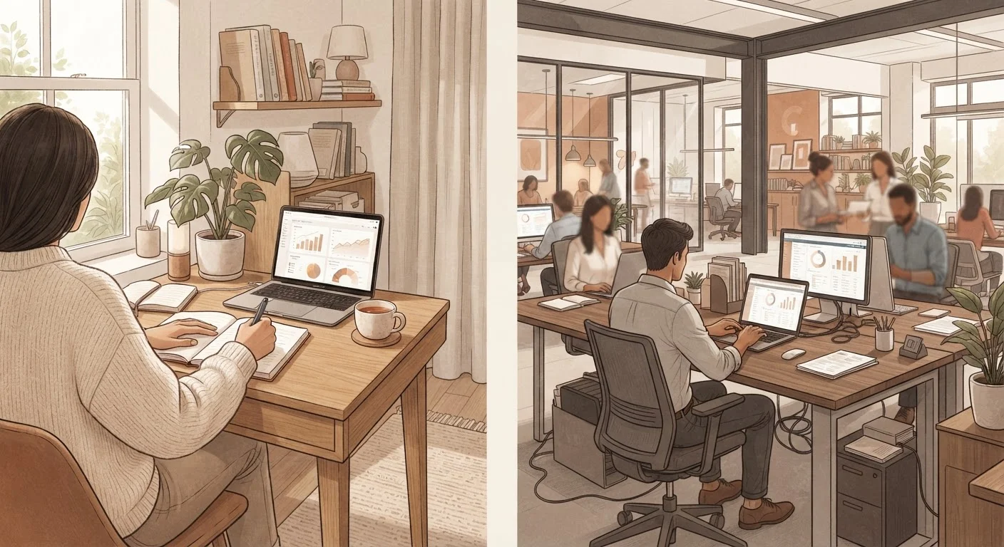 Remote Work vs. Office Work: What Research Actually Shows About Productivity