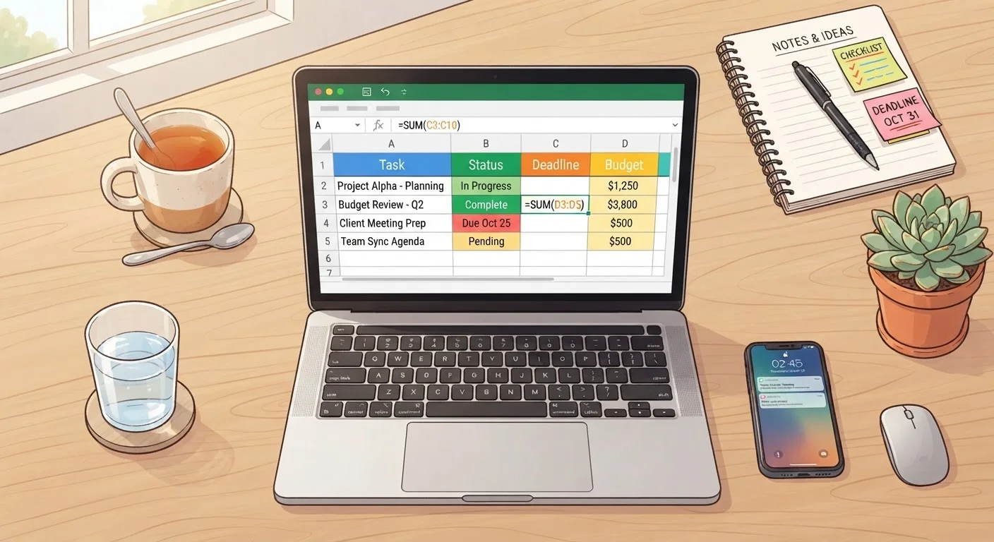 Spreadsheets for Non-Accountants: Getting Comfortable With Rows, Formulas, and Data