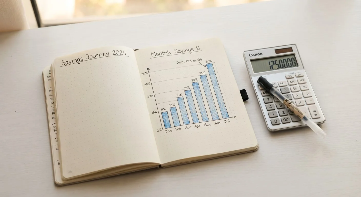 What a Savings Rate Actually Tells You About Financial Progress
